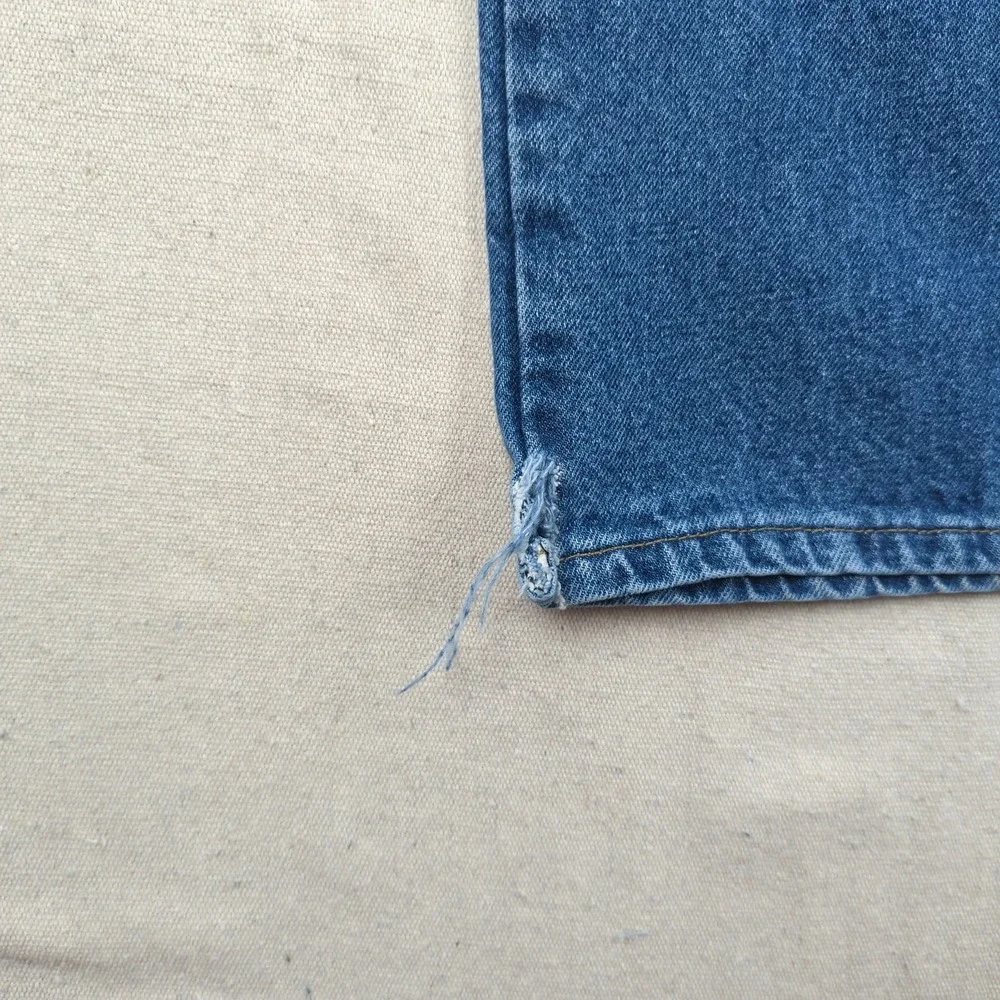 Carhartt Jeans Mens 38x36 Blue Relaxed Fit Utility Workwear Faded Distressed
